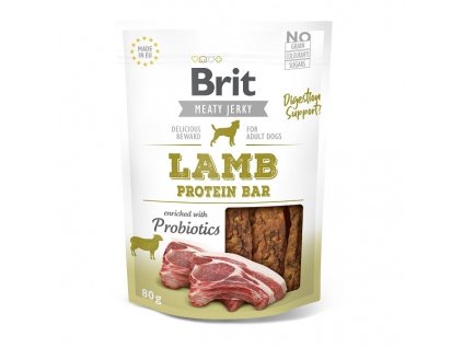 Brit pamlsky Jerky Lamb Protein Bar 80 g