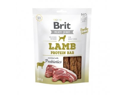 Brit pamlsky Jerky Lamb Protein Bar 200 g