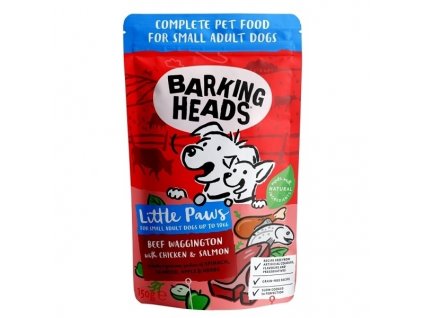 Barking Heads Little Paws hovězí, kuřecí, losos 150 g