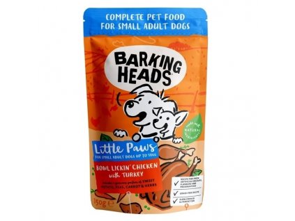 Barking Heads Little Paws Lickin' Chicken, Turkey 150 g