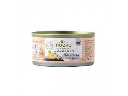 Nuevo Cat konzerva Handmade Chicken & Egg 70 g