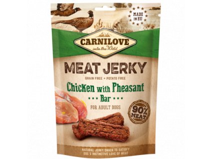 Carnilove Dog Jerky Chicken with Pheasant Bar 100g