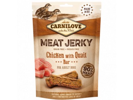 Carnilove Dog Jerky Quail&Chicken Bar 100g