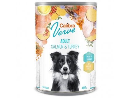 Calibra Dog Verve konz.GF Adult Salmon&Turkey 400g