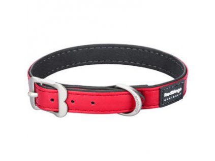 Obojek RED DINGO Elegant - Červený (Velikost 15 mm)