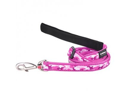 Vodítko RED DINGO 1,8 m vzor Camouflage Hot Pink (Velikost 20 mm)