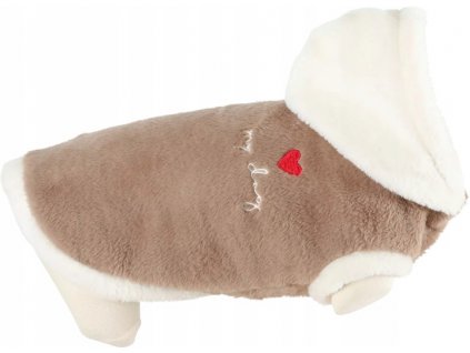 Obleček s kapucí pro psy TEDDY béžový Zolux