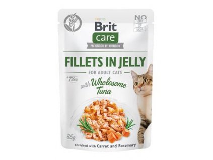 Brit Care Cat Fillets in Jelly with Wholesome Tuna 85g