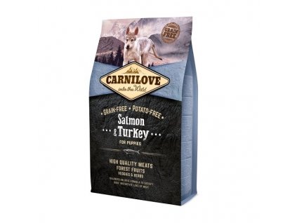 Carnilove Dog Salmon & Turkey for Puppies 4kg