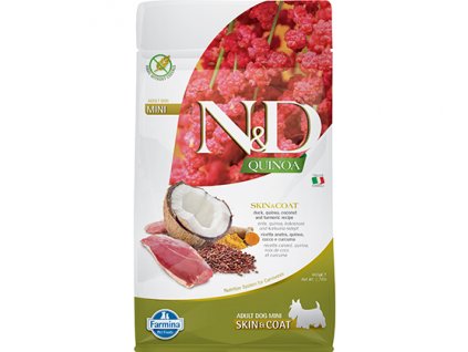 N&D Quinoa DOG Skin & Coat Duck & Coconut Mini 800g