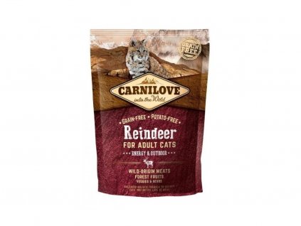 Carnilove Cat Reindeer for Adult Energy & Outdoor 400g