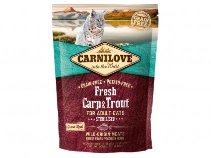 Carnilove Cat Fresh Carp & Trout Sterilised Adult 400g