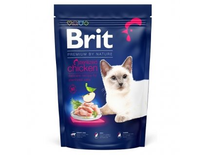 Brit Premium Cat by Nature Sterilized Chicken 1,5kg