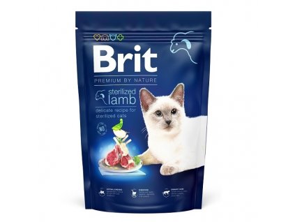 Brit Premium Cat by Nature Sterilized Lamb 1,5kg