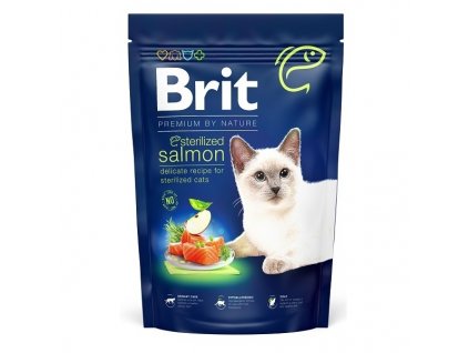 Brit Premium Cat by Nature Sterilized Salmon 1,5kg