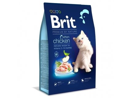 Brit Premium Cat by Nature Kitten Chicken 8kg