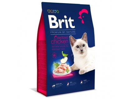 Brit Premium Cat by Nature Sterilized Chicken 8kg