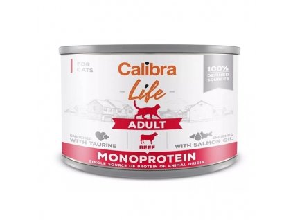 Calibra Cat Life konzerva Adult Beef 200g