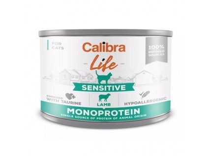 Calibra Cat Life konzerva Sensitive Lamb 200g