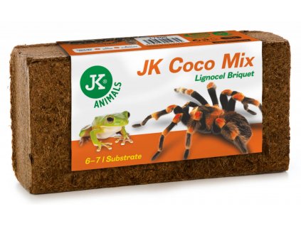 Podestýlka JK Coco Mix Lignocel Briquet, kokosová drť v bloku, 650 g