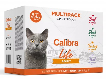 Calibra Cat Life kapsa Adult Multipack 12x85g