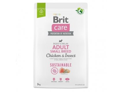 Brit Care Dog Sustainable Adult Small Breed 3kg