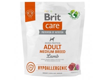 Brit Care Dog Hypoallergenic Adult Medium Breed 1kg