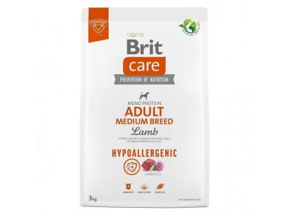 Brit Care Dog Hypoallergenic Adult Medium Breed 3kg