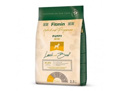 Fitmin Dog Mini Puppy Lamb With Beef 2,5 kg
