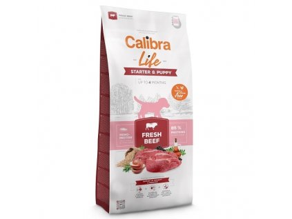 Calibra Dog Life Starter & Puppy Fresh Beef 12 kg