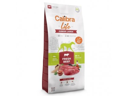 Calibra Dog Life Junior Large Fresh Beef 12kg