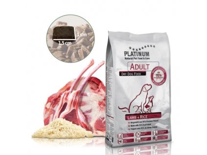 Platinum Natural Lamb & Rice 1,5 kg1