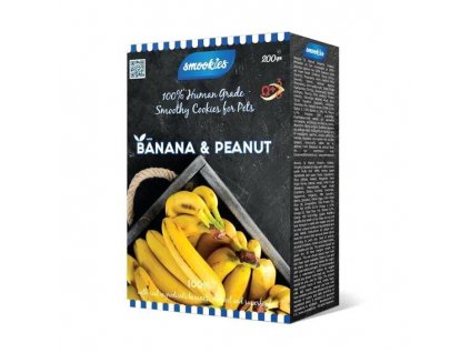 SMOOKIES Premium Banana banánové sušenky 200 g