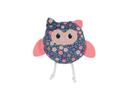 25934 hracka kocka ethicat floral sova catnip zolux
