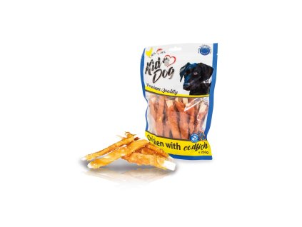 26539 2 kiddog kureci masicko na platku z tresky 250 g