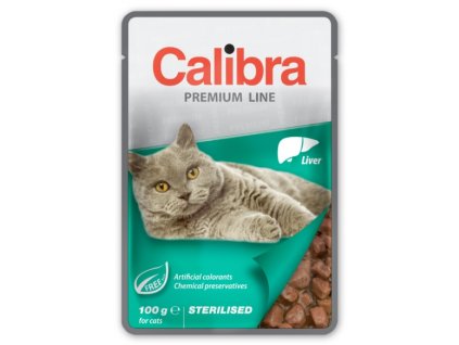 3416 calibra cat kapsa premium sterilised liver 100 g