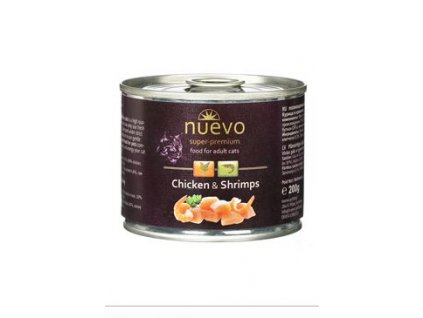 3497 nuevo kocka adult kure a krevety konz 200 g