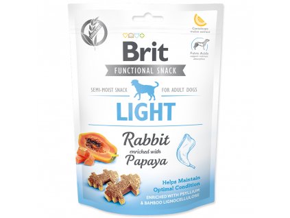 3920 brit care dog functional snack light rabbit 150 g