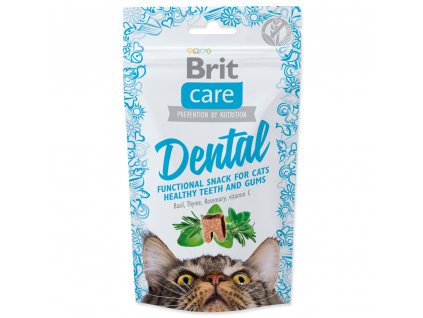 4052 1 brit care cat snack dental 50 g