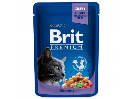 4178 1 brit premium cat pouches with cod fish 100 g