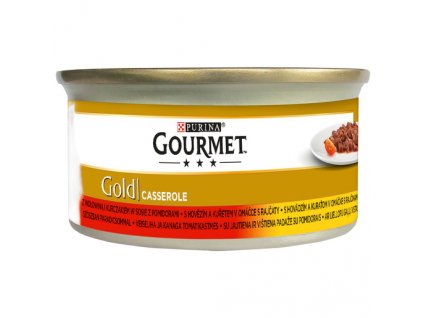 863 1 gourmet gold s hovezim a kuretem v rajcatove omacce 85 g