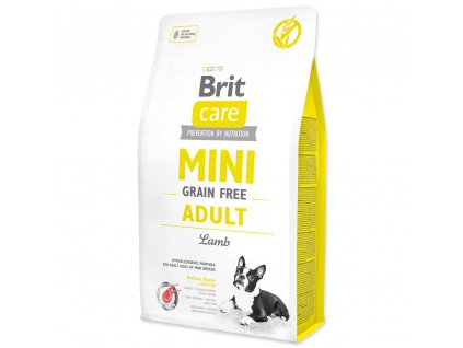 917 1 brit care mini grain free adult lamb 2 kg