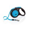 Vodítko Flexi Neon pásek S 15 kg modrá