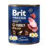 25657 brit premium dog by nature konz turkey liver 800g