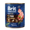 25666 brit premium dog by nature konz pork trachea 800g