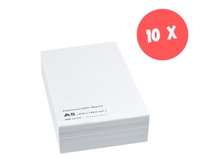 10 x IMAGE COPY A5/80gr xerografický papír/500listů