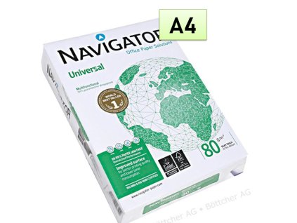 VÝHODNÁ NABÍDKA - 10 x NAVIGATOR UNIVERSAL A4/80gr xerografický papír kvalita "A"/500listů