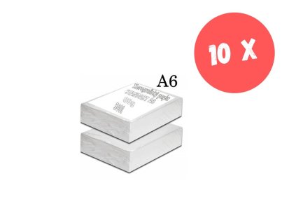 10 x STANDARD COPY A6/80gr xerografický papír/500listů