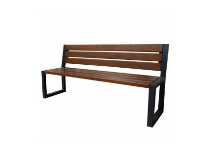 Zahradní lavička OLŠE TREND s opěradlem bez područek - 180 cm