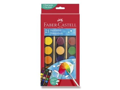 vodove barvy faber castell sada 21ks 29805